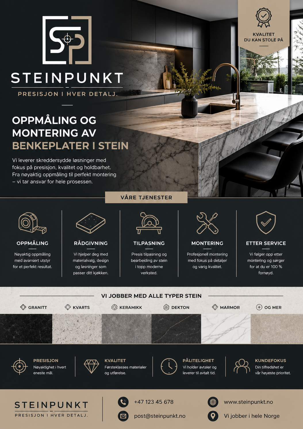 Steinpunkt reklameplakat